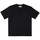 Textil Homem T-shirts e Pólos Sanjo T-Shirt Flocked Logo - All Black Preto