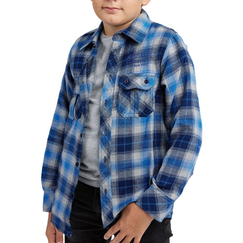 Textil Rapaz Camisas mangas comprida Redskins  Azul