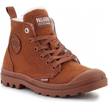 Sapatos Mulher Botas baixas Palladium PAMPA HI ZIP WL 95982-200-M Castanho