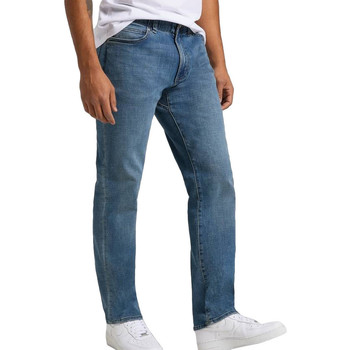 Textil Homem Calças Jeans ree Lee  Azul
