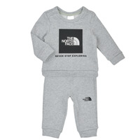 Textil Criança Sweats & Polares The North Face Baby Cotton Fleece Set Cinza / Preto