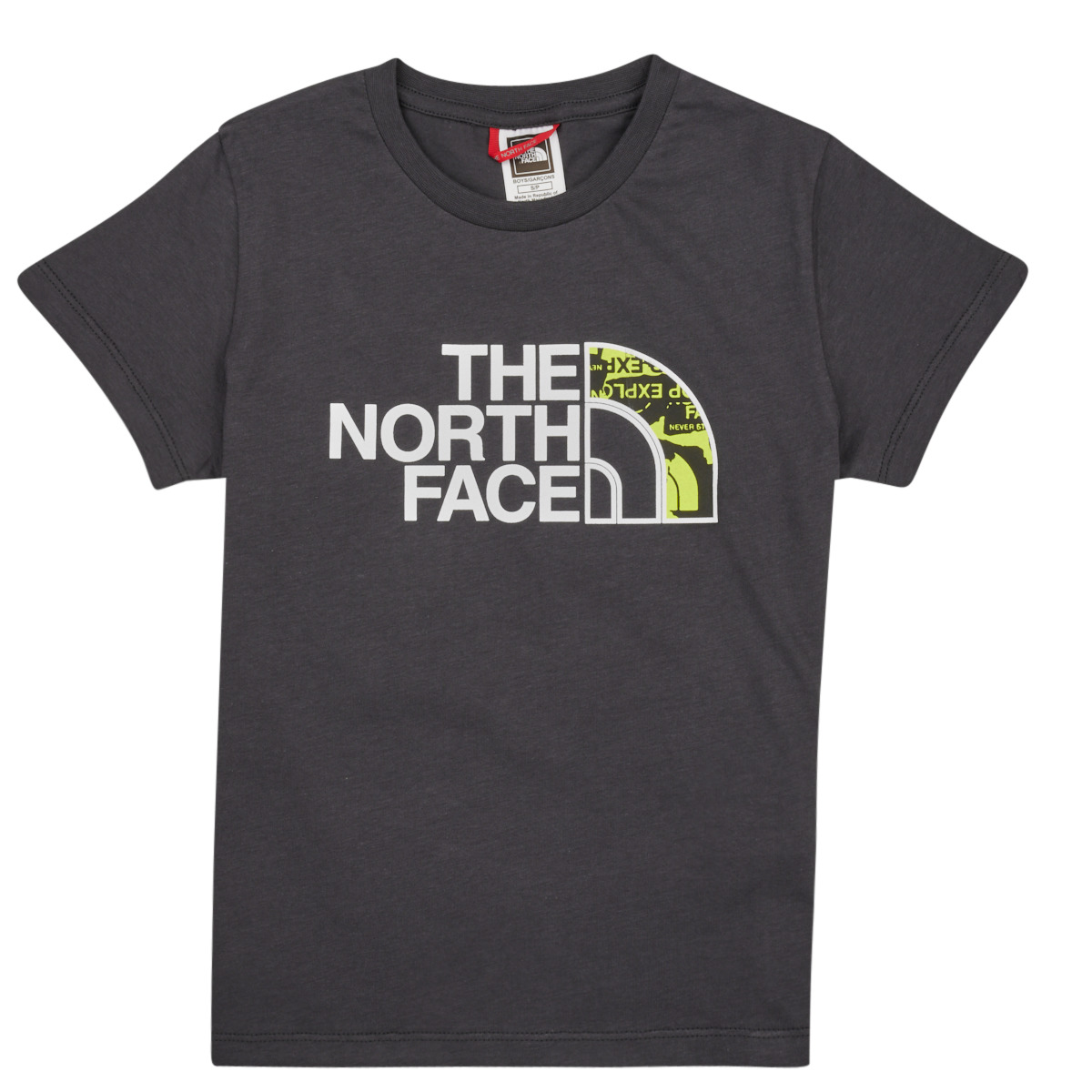 Textil Rapaz T-Shirt planes curtas The North Face Boys S/S Easy Tee Preto