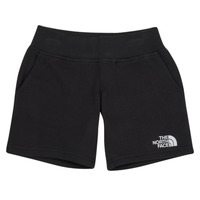 Textil Rapaz Shorts / Bermudas Calvin Klein Jeans B COTTON SHORTS TNF BLACK Preto