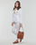 Textil Mulher s cropped roll-hem T-shirt Braun ANFISA-LINED-JACKET Branco