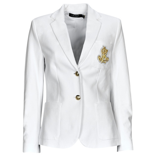 Textil Mulher Casacos/Blazers office-accessories men polo-shirts storage box ANFISA-LINED-JACKET Branco