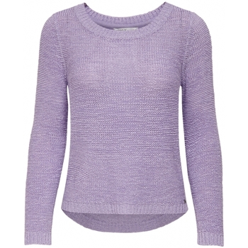 Textil Mulher camisolas Only Malha Geena - Purple Pink Violeta