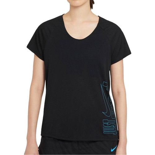 Textil Mulher T-shirts e Pólos softball Nike  Preto
