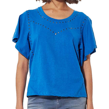 Textil Mulher T-shirts e Pólos Kaporal  Azul