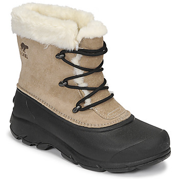 Sapatos Mulher Botas de neve Sorel SNOW ANGEL Bege / Preto