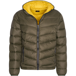 Textil Homem Parkas Cappuccino Italia Hooded Winter Jacket Army Verde