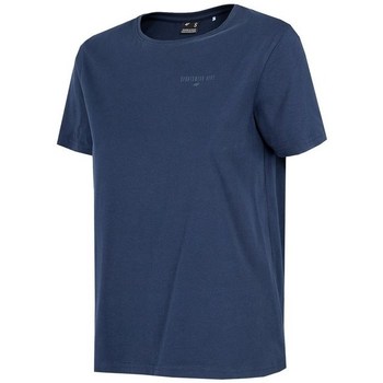 Textil Mulher T-Shirt mangas curtas 4F TSD028 Azul marinho