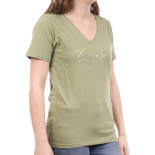 Textil Mulher T-shirts e Pólos Kaporal  Verde