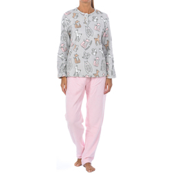 Textil Mulher Pijamas / Camisas de dormir Kisses And Love 41917-UNICO Multicolor