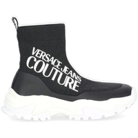 Sapatos Mulher Sapatilhas Versace halvh Jeans Couture 73VA3SV5 Preto