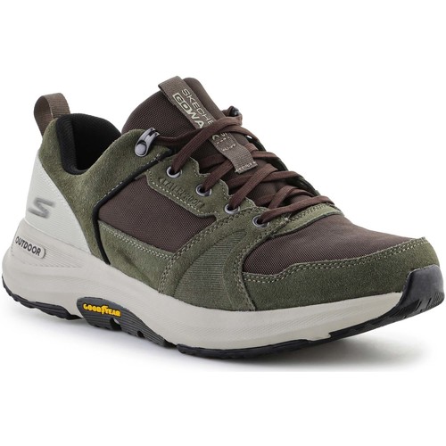 Sapatos Homem Sapatos de caminhada Skechers Go Walk Outdoor - Massif Olive/Brown 216106-OLBR Multicolor