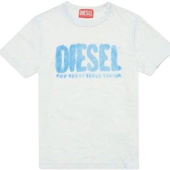 Textil Rapaz T-Shirt for mangas curtas Diesel J01130-0KFAV Branco