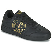 Sapatos Homem Sapatilhas Versace Jeans Couture 74YA3SD1 Preto / Ouro