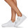 Sapatos Mulher Sapatilhas Klassische Cropped-Skinny-Jeans VERSACE Schwarz 74VA3SJ3-ZP209 Branco / Ouro