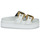 Sapatos Mulher Sandálias Versace Jeans Couture 74VA3SM1 Branco / Ouro
