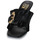 Sapatos Mulher Chinelos Versace Jeans Couture 74VA3S70-71570 Preto / Ouro