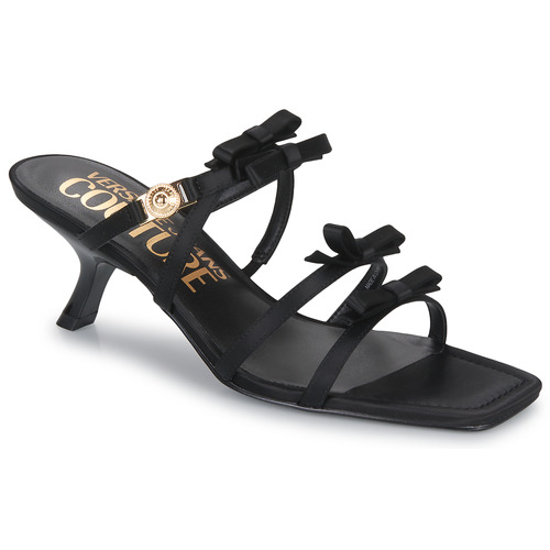 Sapatos Mulher Sandálias Versace Jeans Slide Couture 74VA3S47-ZS185 Preto