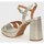 Sapatos Mulher Sandálias Colette 2253 Prata