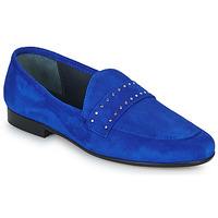 Sapatos Mulher Mocassins JB Martin FRANCHE ROCK Veludo / Azul