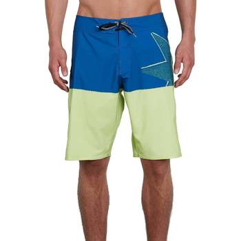 TeMetallic Homem Fatos e shorts de banho Volcom Lido Block Mod 21 Shadow Lime Azul