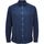 Textil Homem Camisas mangas comprida Selected 16087722 REGPASTEL-NAVY BLAZER Azul