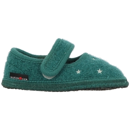 Sapatos Rapariga Chinelos Haflinger SLIPPER STARLIGHT Verde