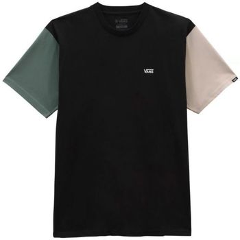 Textil Homem T-shirts e Pólos Vans VN0A7TMTQ46-BLACK Preto