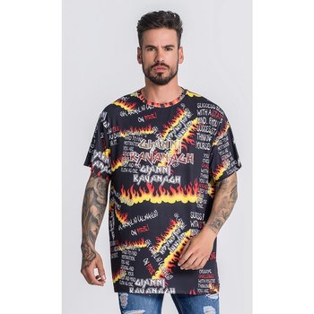 Textil Homem T-shirts e Pólos Gianni Kavanagh T-Shirt Oversize Multicolor Burning Summer Multicolor