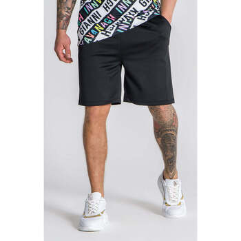 Textil Homem Shorts / Bermudas Gianni Kavanagh Black Signs Shorts Black