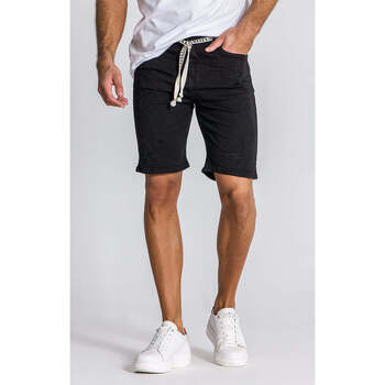 Textil Homem Shorts / Bermudas Gianni Kavanagh Black Label Denim Shorts Black