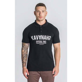 Textil Homem T-shirts e Pólos Gianni Kavanagh Black GK Fake Polo Black
