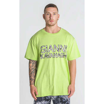 Textil Homem T-shirts e Pólos Gianni Kavanagh Green Amazonia Oversized Tee Green