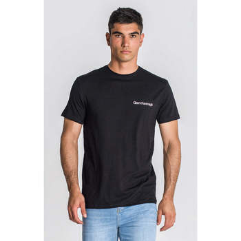 Textil Homem T-shirts e Pólos Gianni Kavanagh Black Essential Micro Slim Tee Black