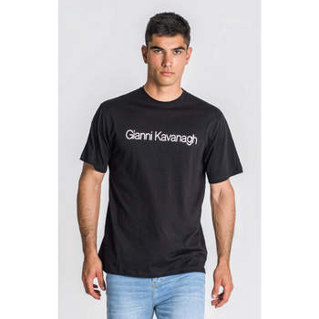 Textil Homem T-shirts e Pólos Gianni Kavanagh Black Essential Maxi Regular Tee Black