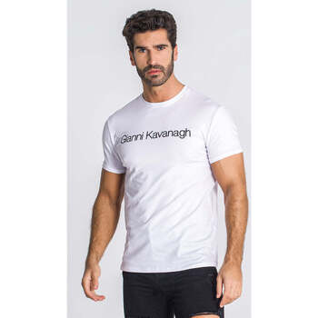 Textil Homem T-shirts e Pólos Gianni Kavanagh White Essential Maxi Slim Tee White