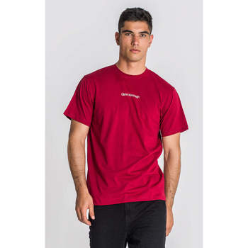 Textil Homem T-shirts e Pólos Gianni Kavanagh Burgundy Essential Micro Regular Tee Burgundy