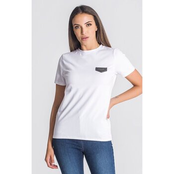 Textil Mulher T-shirts e Pólos Gianni Kavanagh T-Shirt Branca Básica White