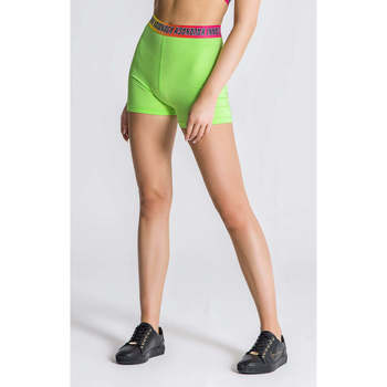 Textil Mulher Shorts / Bermudas Gianni Kavanagh Neon Green Torsion Shorts Neon Green