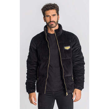 Textil Homem Jaquetas Gianni Kavanagh Black Liverpool Corduroy Jacket Black