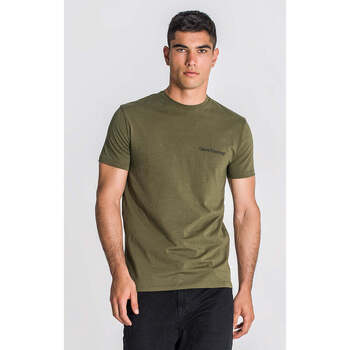 Textil Homem T-shirts e Pólos Gianni Kavanagh Green Essential Micro Slim Tee Green