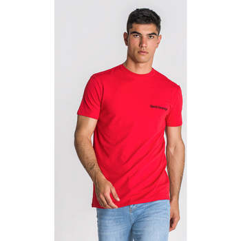 Textil Homem T-shirts e Pólos Gianni Kavanagh Red Essential Micro Slim Tee Red