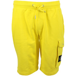 Textil Homem Shorts / Bermudas Calvin Klein Jeans Monogram Patch HWK Short Amarelo