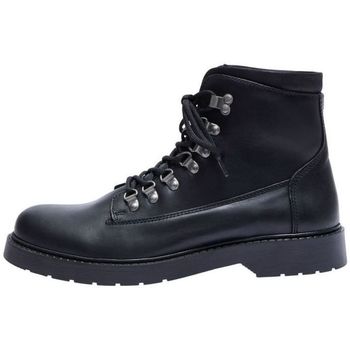 Sapatos Homem Botas Selected 16085955 MADS-BLACK Preto