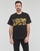 Textil Homem T-shirt à logo en jersey motif planète Terre Blanc GAH617-G89 Preto
