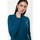 Textil Mulher camisolas Kaos Collezioni OI1FP001 Azul