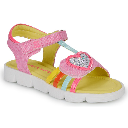 Sapatos Rapariga Sandálias Prada logo-print padded gilet SMILEN Rosa